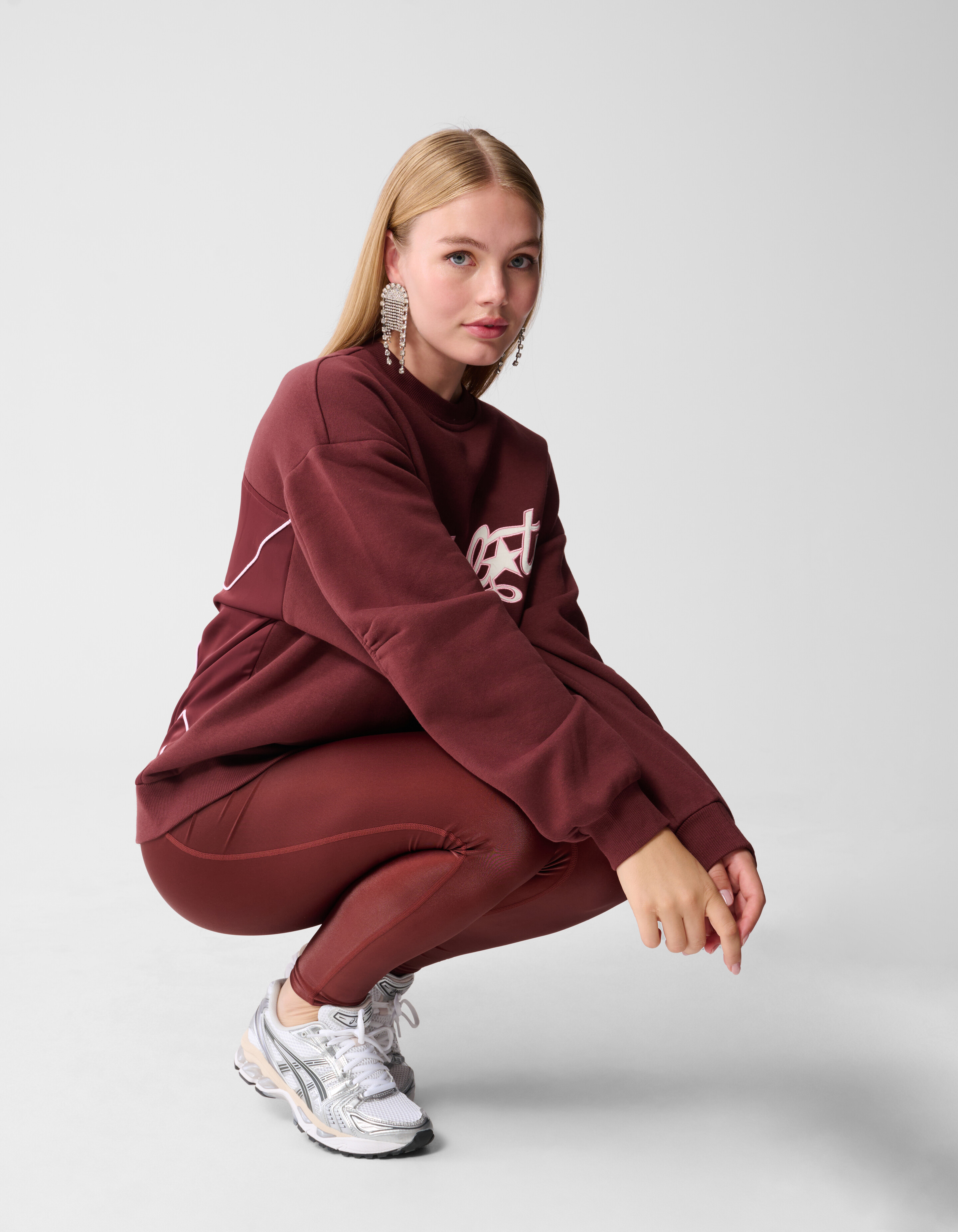 Shiny Legging Donkerrood SHOEBY WOMEN