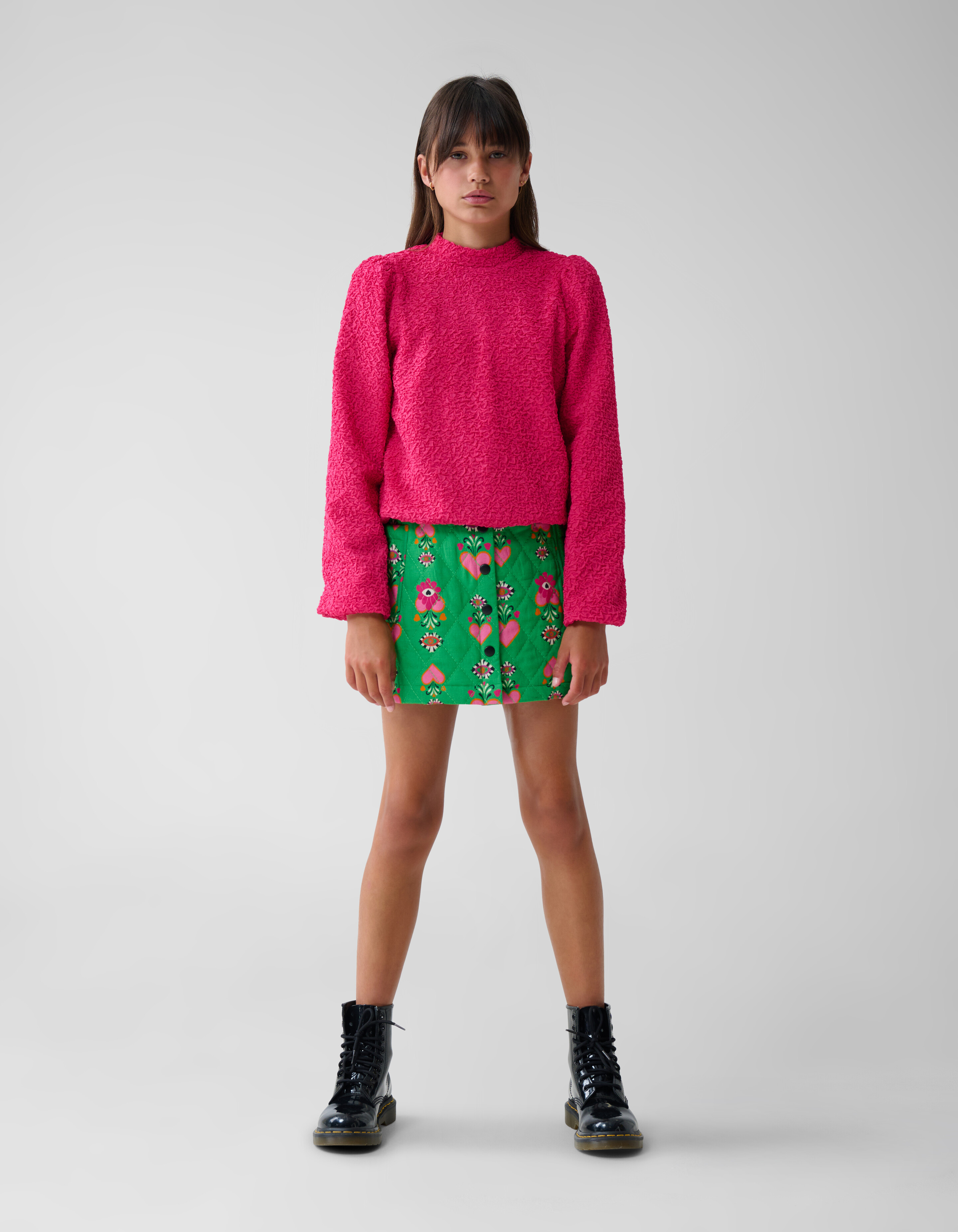 Struktur Longsleeve Rosa von Lizzy SHOEBY GIRLS