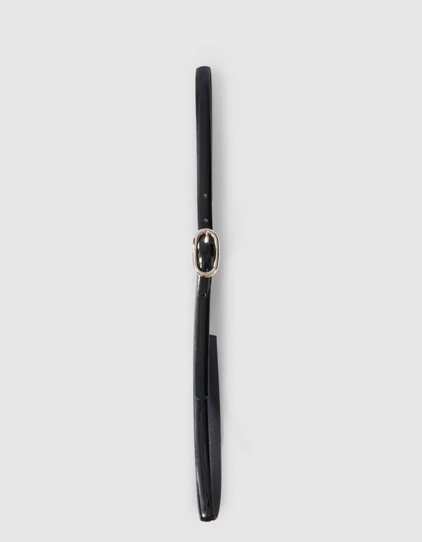 Lackg&uuml;rtel Schwarz SHOEBY ACCESSOIRES