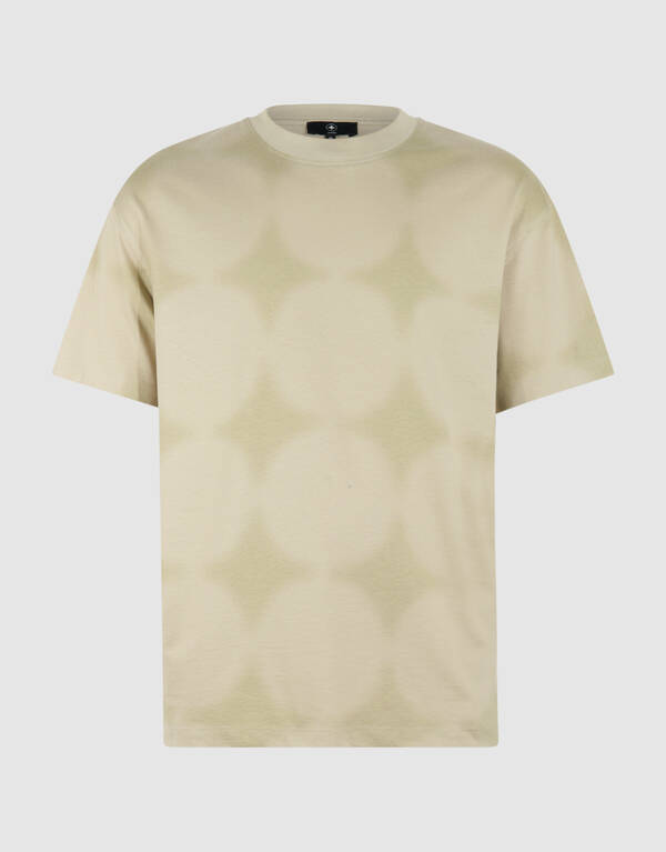 All Over Spark Artwork T-Shirt Hellgr&uuml;n SHOEBY MEN