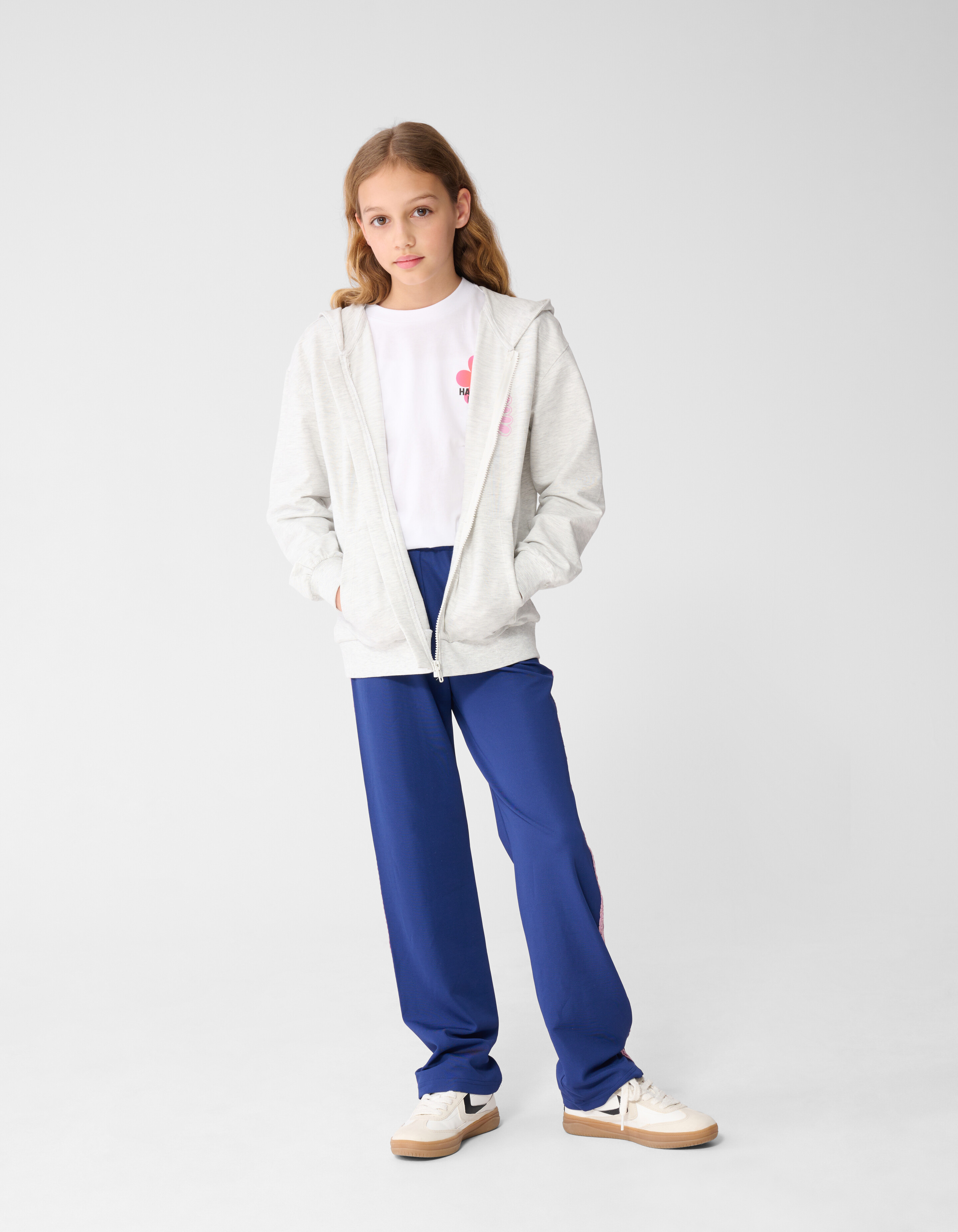 Sportliche Wide-Leg-Hose Dunkelblau SHOEBY GIRLS