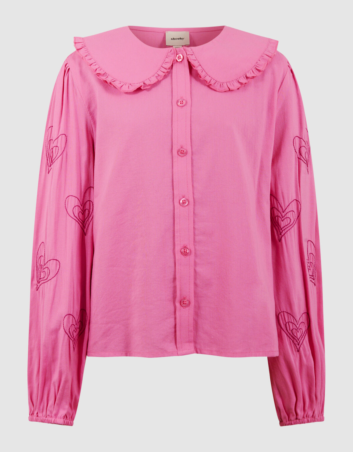 Big Collar Blouse Roze SHOEBY GIRLS