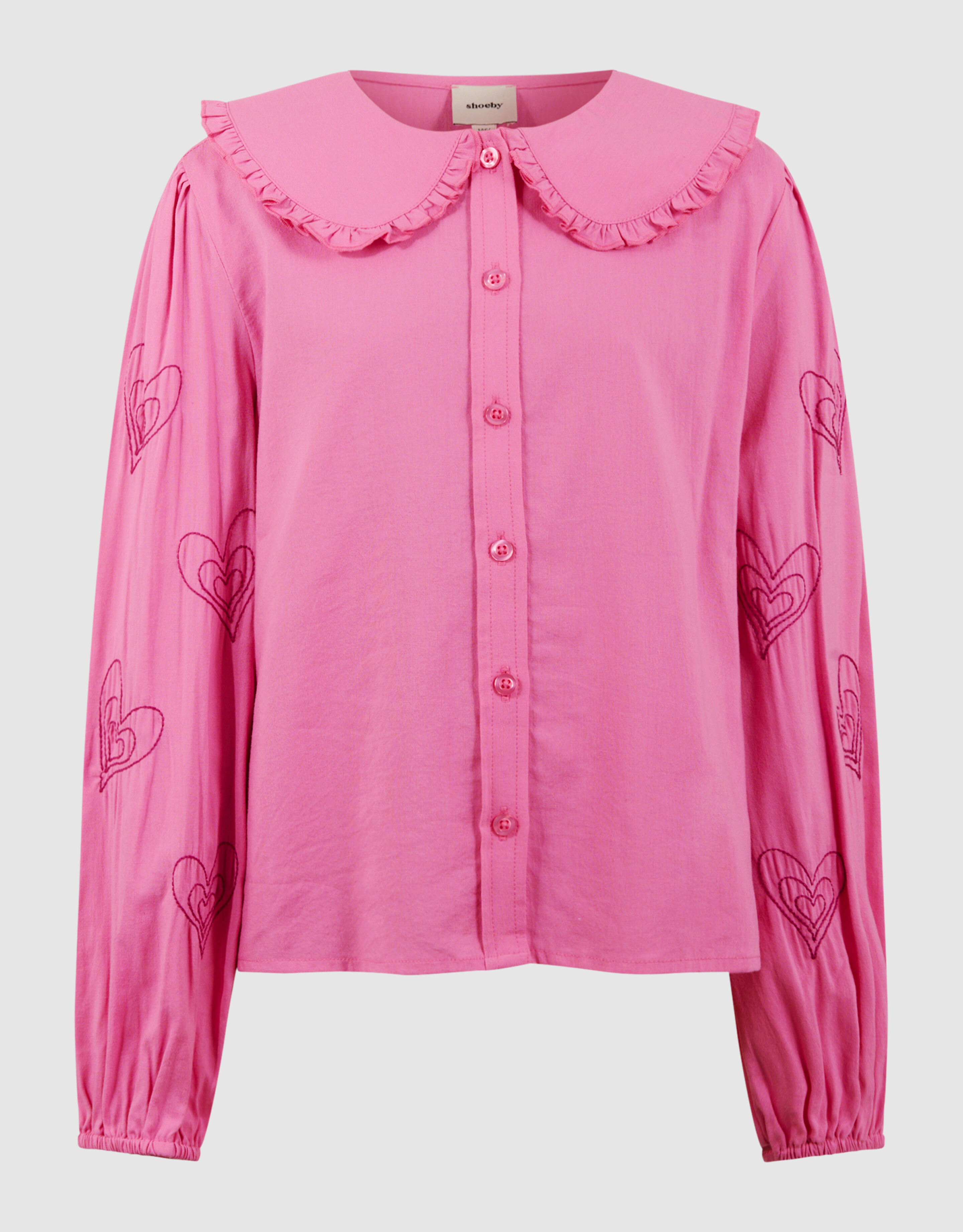 Big Collar Blouse Roze SHOEBY GIRLS