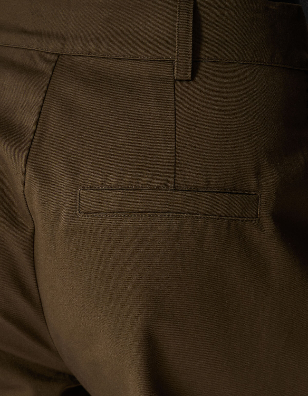 Cargohose mit Schn&uuml;rung Dunkelbraun SHOEBY WOMEN