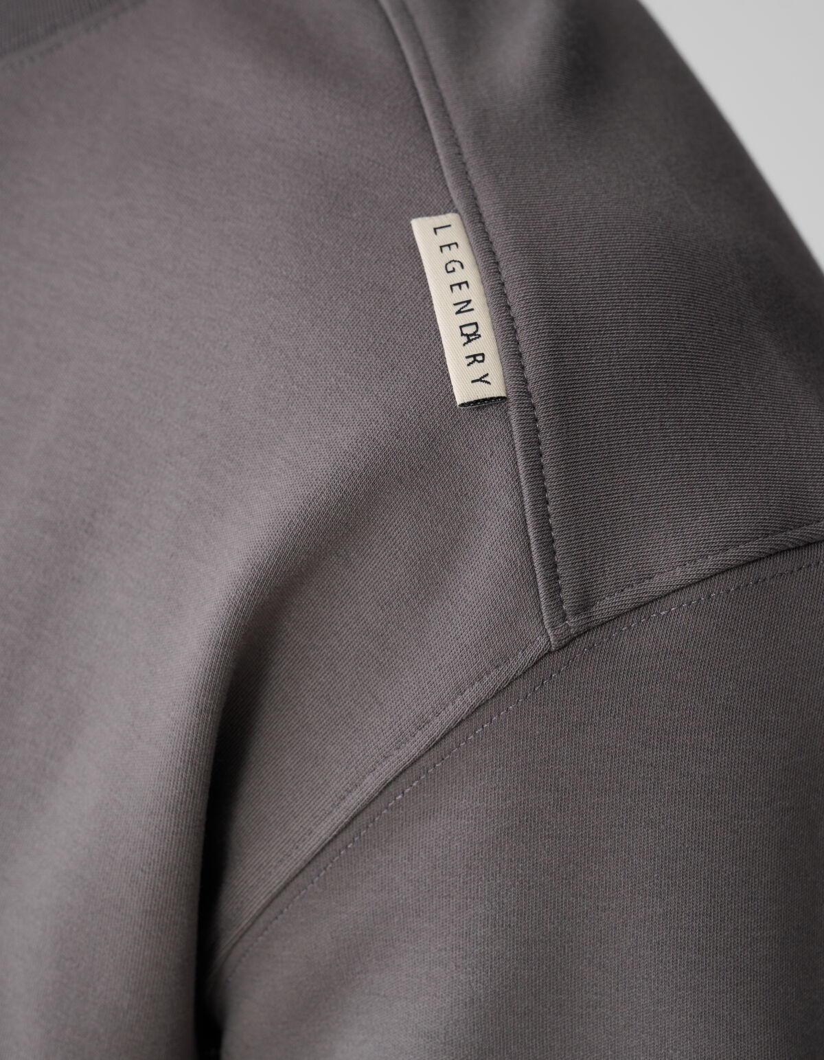 Label-T-Shirt Dunkelgrün SHOEBY MEN