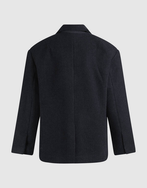 Wollen Cropped Jas Dunkelgrau SHOEBY WOMEN