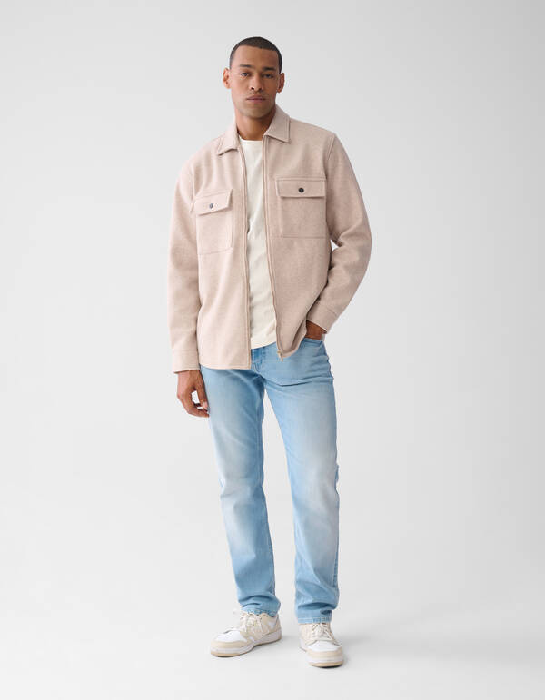 Zip-Overshirt Sand SHOEBY MEN