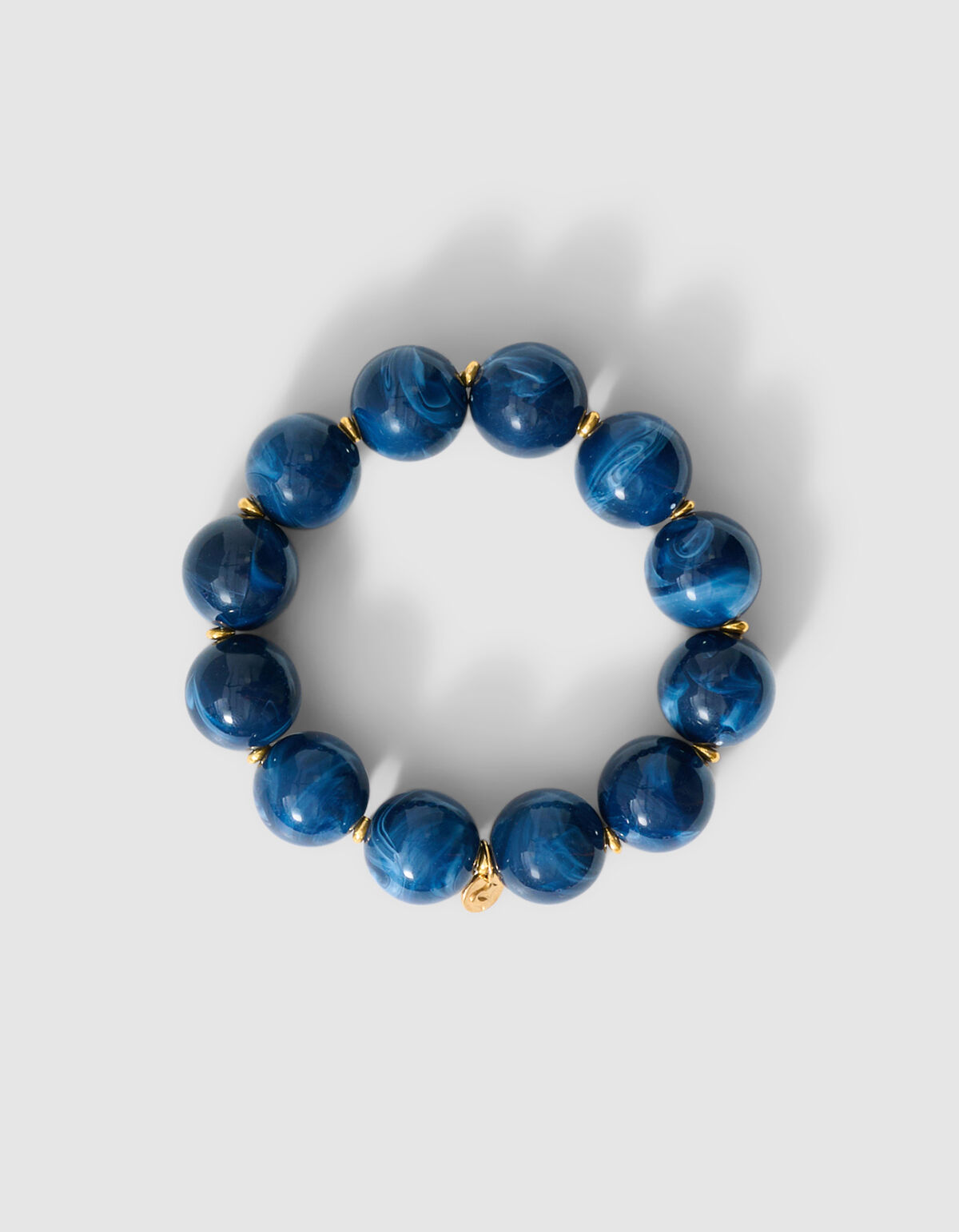 Perlenarmband Dunkelblau SHOEBY ACCESSOIRES