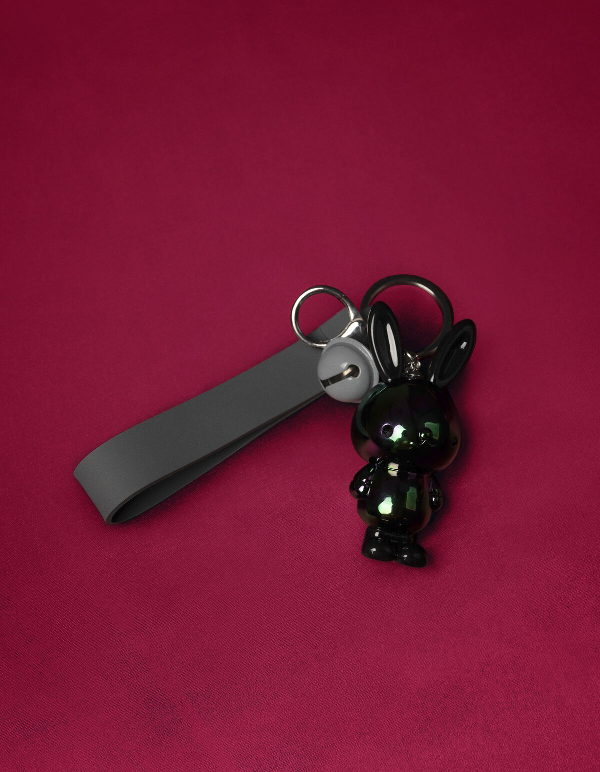 Hasen-Schl&uuml;sselanh&auml;nger, grau SHOEBY ACCESSOIRES