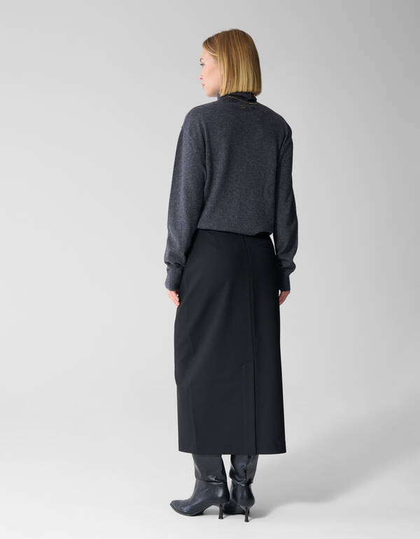 Pencil Maxirock in Schwarz By Lonneke SHOEBY WOMEN