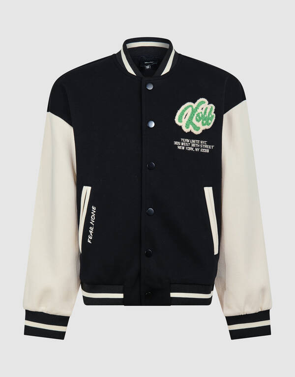 Kick Off Artwork Bomber Schwarz/Wei&szlig; SHOEBY BOYS