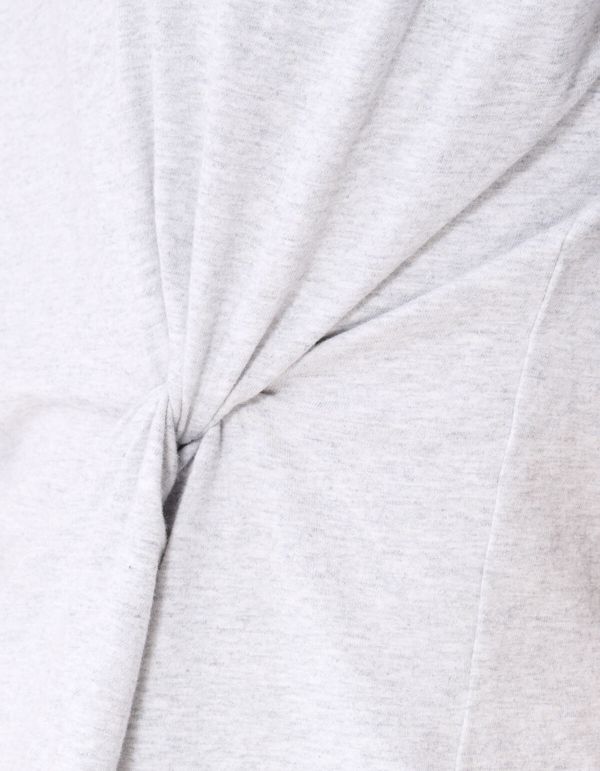 Oversized Knot T-Shirt Hellgrau Von Monica SHOEBY WOMEN