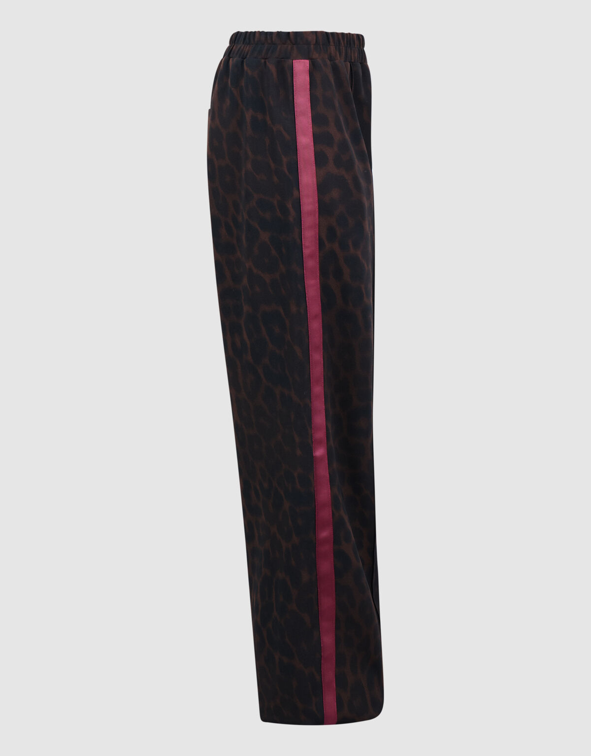 Hose mit Leopardenmuster und weitem Bein Dunkelbr SHOEBY GIRLS