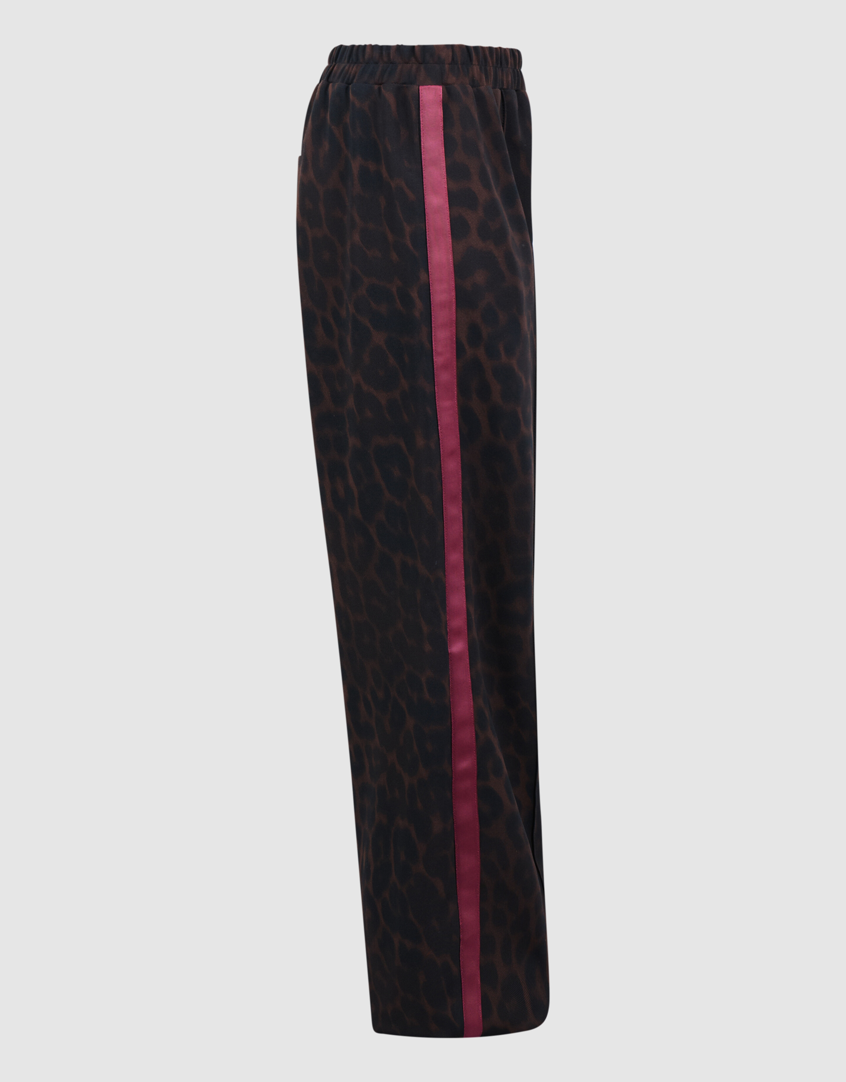 Hose mit Leopardenmuster und weitem Bein Dunkelbr SHOEBY GIRLS