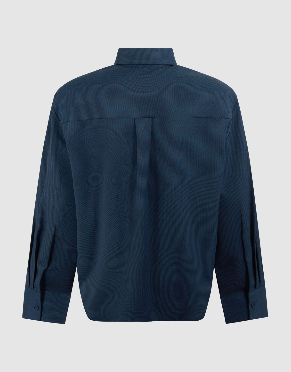Kariertes gepolstertes Bluse Dunkelblau SHOEBY WOMEN