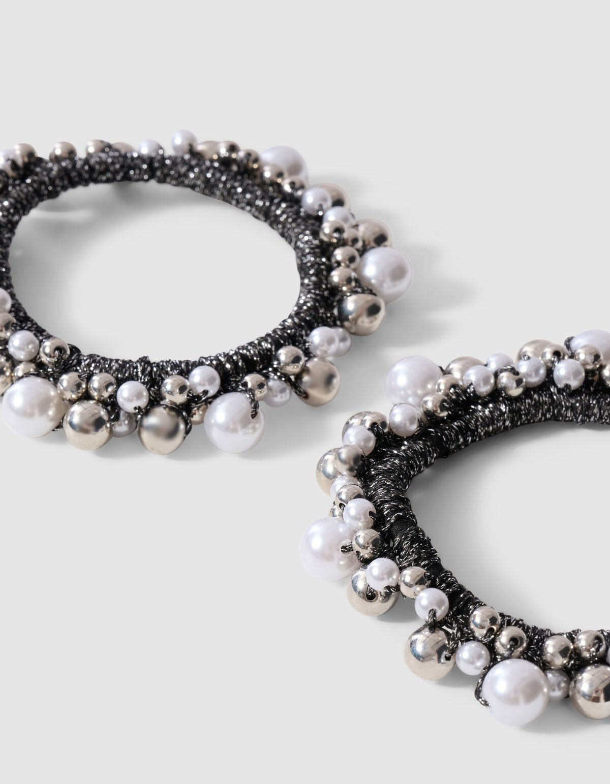 Pearl &Auml;rmelhalter Silber SHOEBY ACCESSOIRES