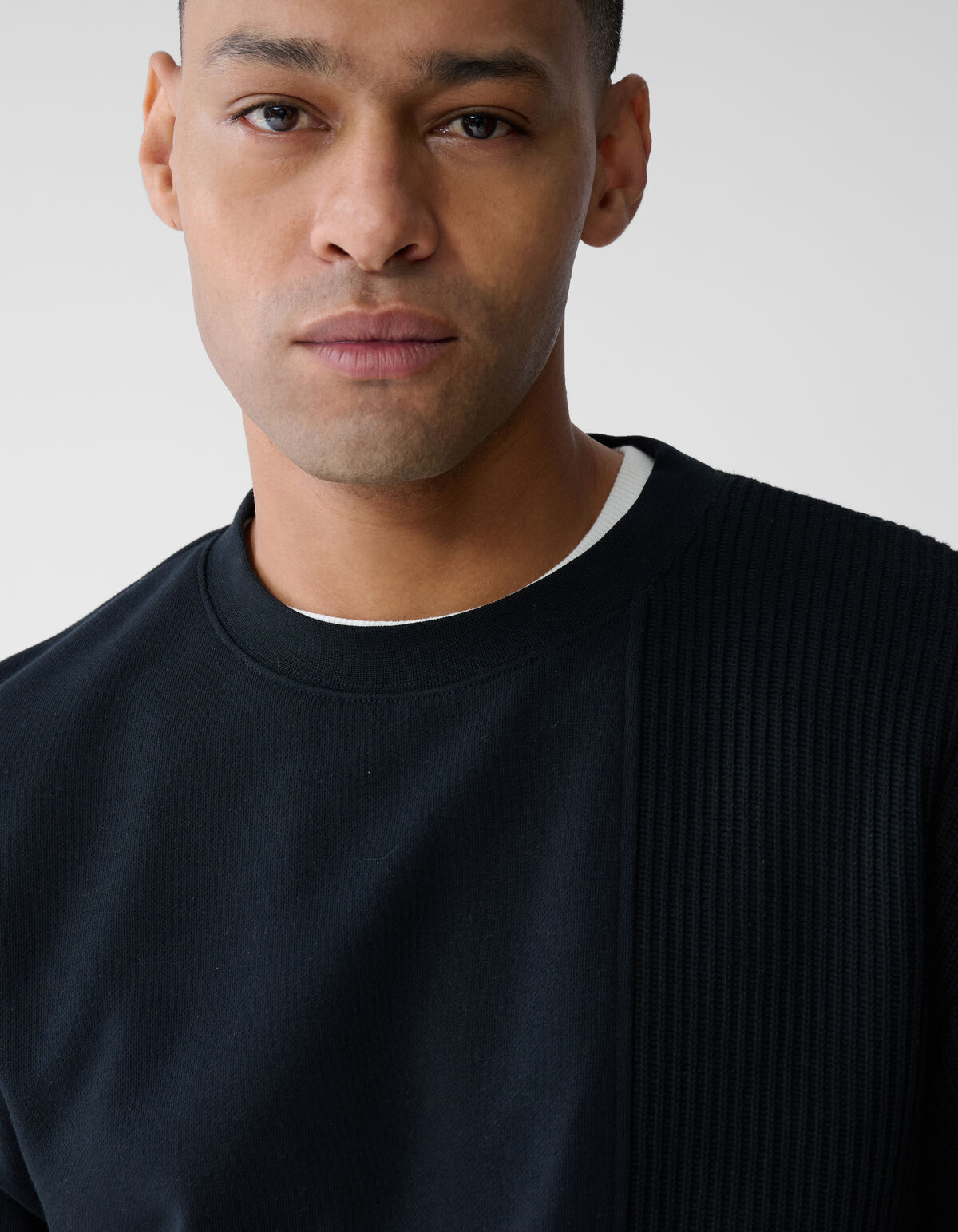 Mixed Sweater Schwarz SHOEBY MEN