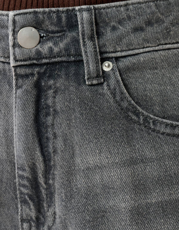 Weit geschnittene Jeans Grau SHOEBY WOMEN