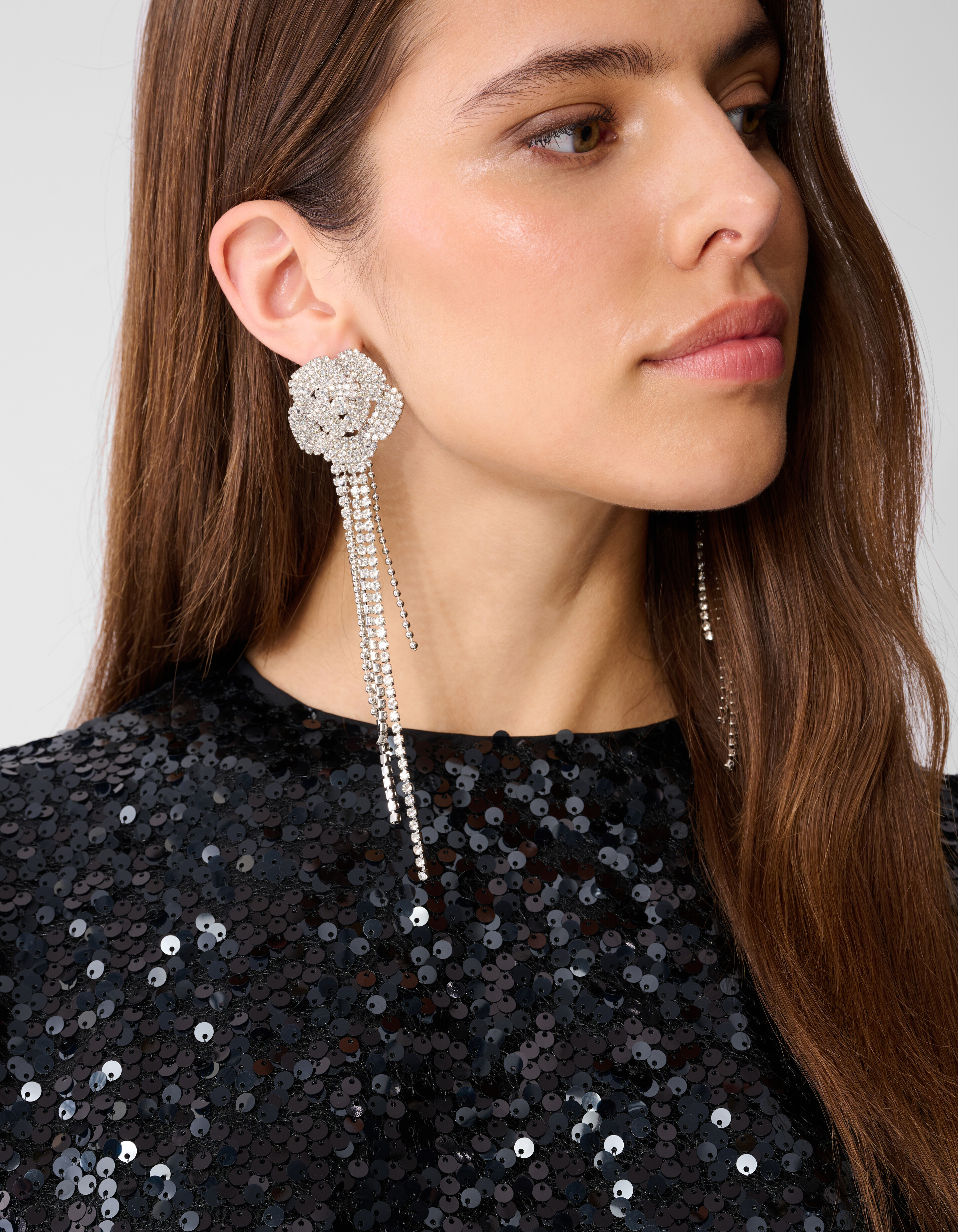 Sequin Mini Dress Black SHOEBY WOMEN