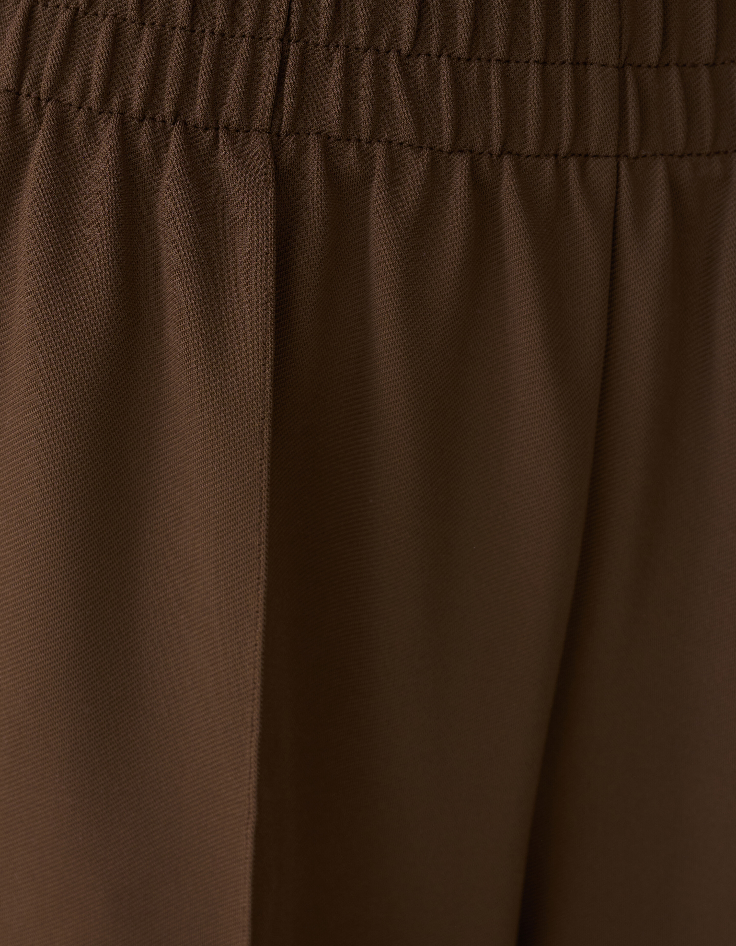 Braune Basic-Hose mit weitem Bein SHOEBY WOMEN