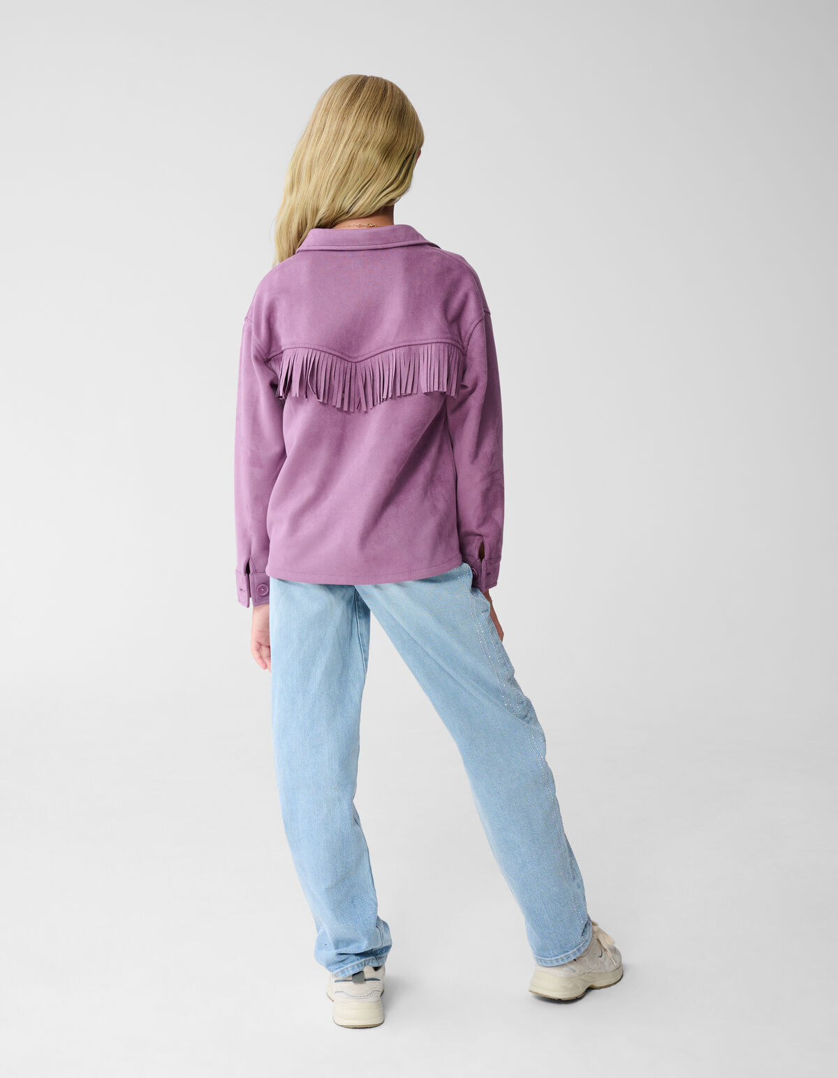 Suede Bluse Lila SHOEBY GIRLS