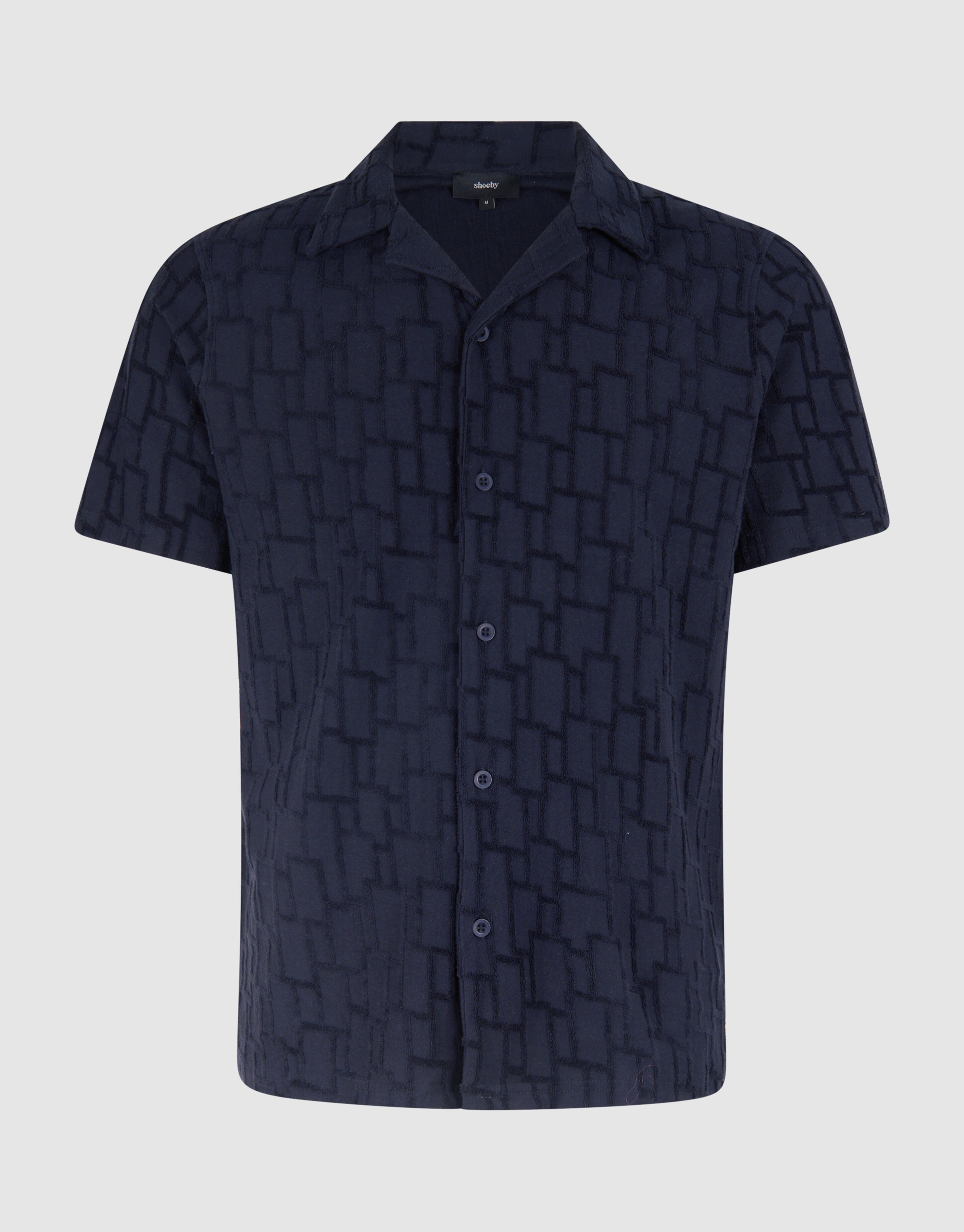 Struktur Hemd Blau SHOEBY MEN