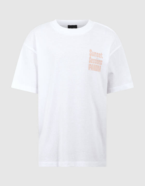 Sunset Artwork T-Shirt Wei&szlig; SHOEBY BOYS
