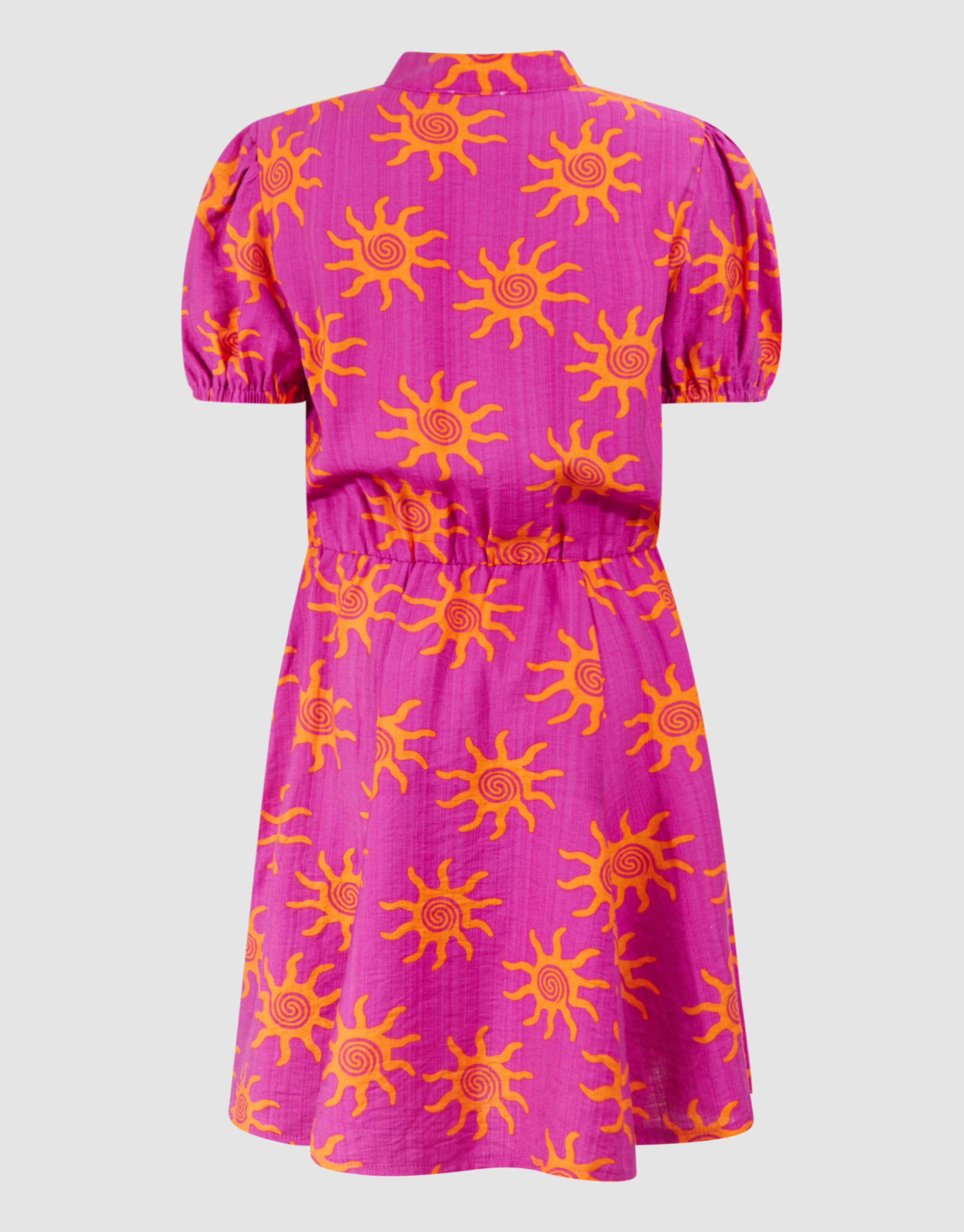 Kleid mit Artwork-Print Dunkelviolett SHOEBY GIRLS