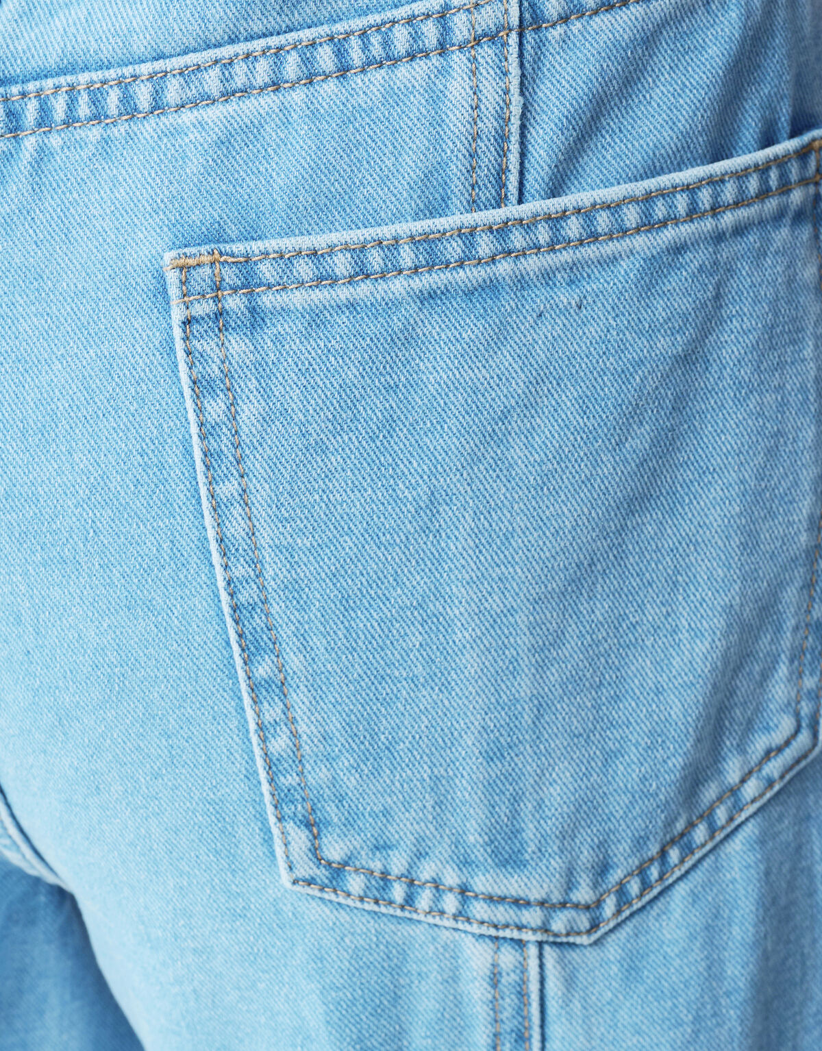 Faltenhose Baggy Fit Jeans Hellblau SHOEBY WOMEN