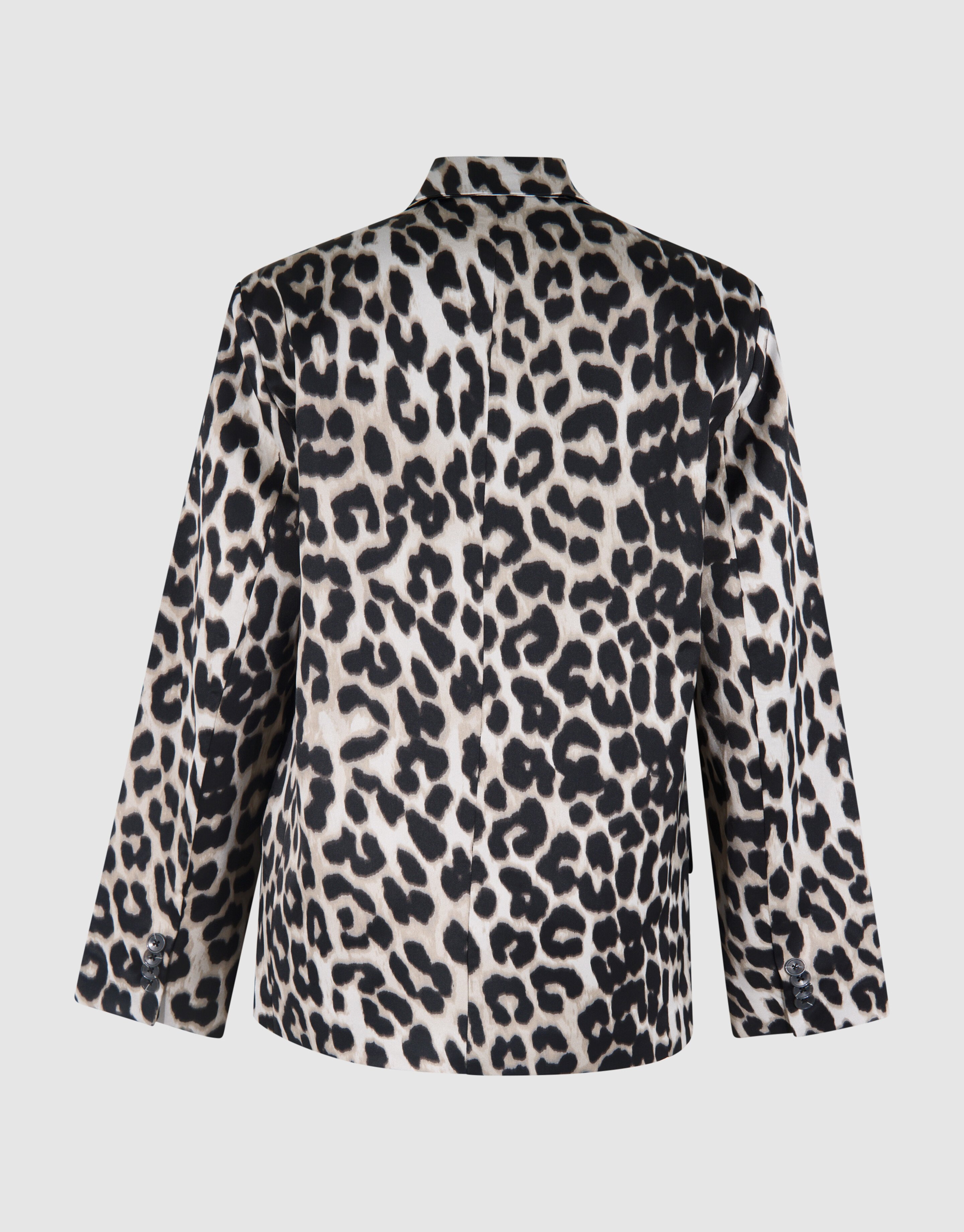 Übergroßer Leoparden-Blazer Grau SHOEBY WOMEN