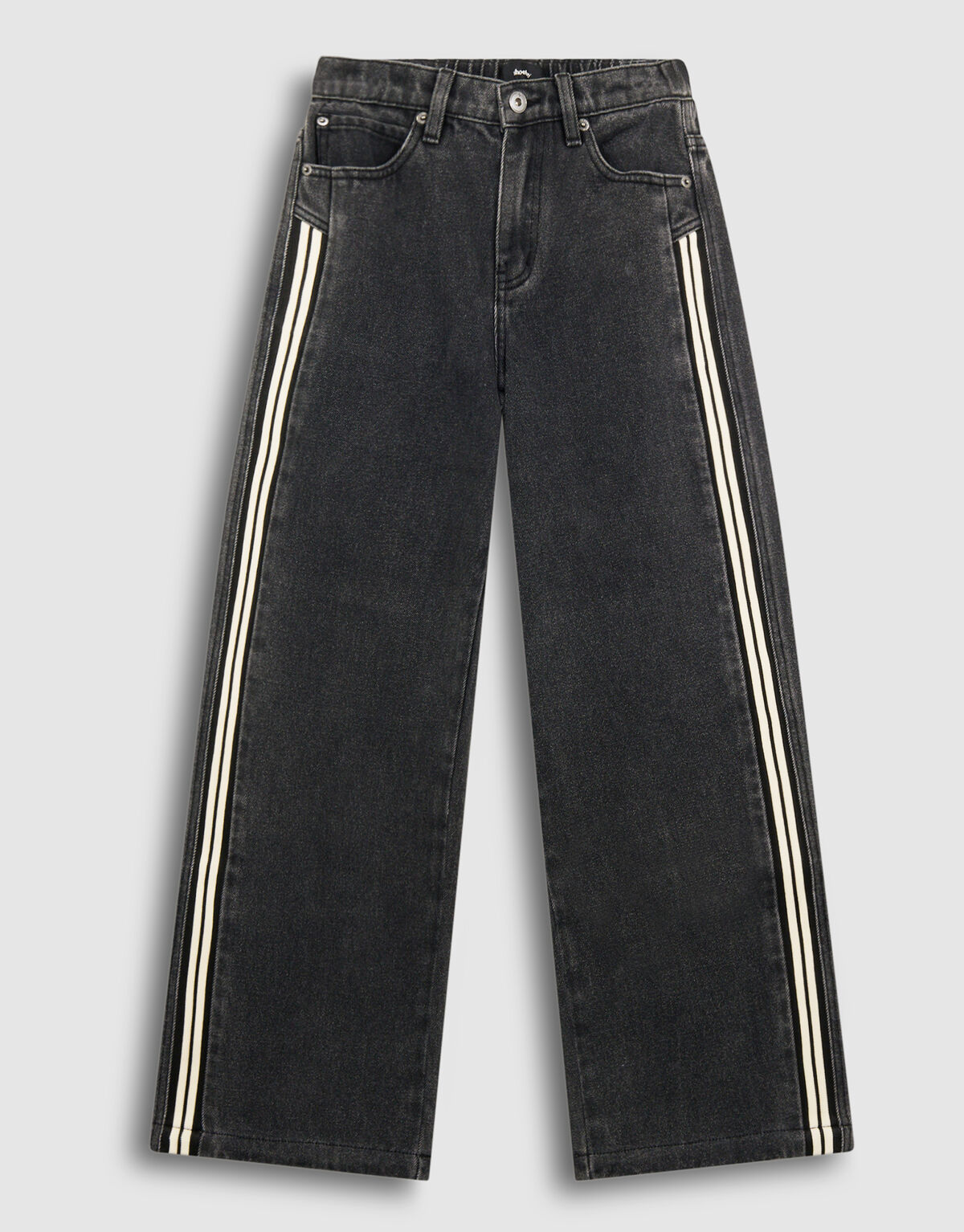 Sportliche Ultra Baggy Fit Jeans Dunkelgrau SHOEBY BOYS