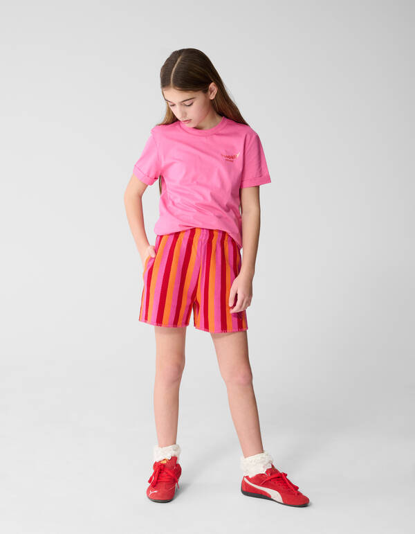 Pepper Artwork T-Shirt Rosa SHOEBY GIRLS