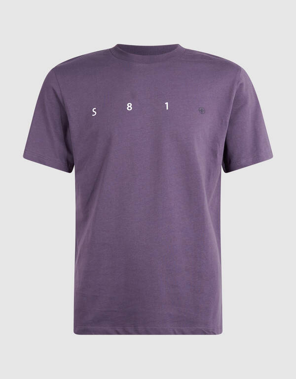 Minimal Artwork T-Shirt Lila SHOEBY MEN
