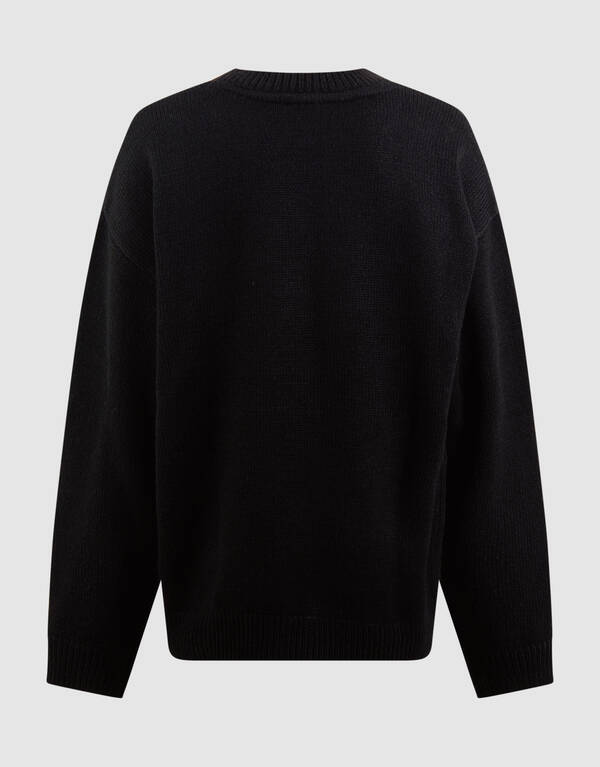 Endless Gebriede Pullover Schwarz SHOEBY BOYS