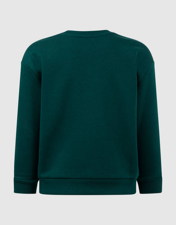 Zwei-Wege-Paillettenpullover Dunkelgr&uuml;n SHOEBY BOYS