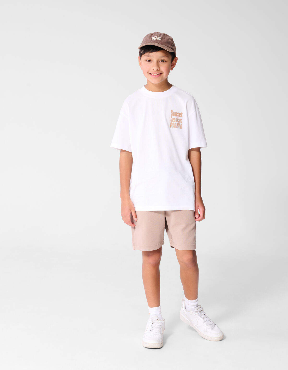 Sunset Artwork T-Shirt Wei&szlig; SHOEBY BOYS