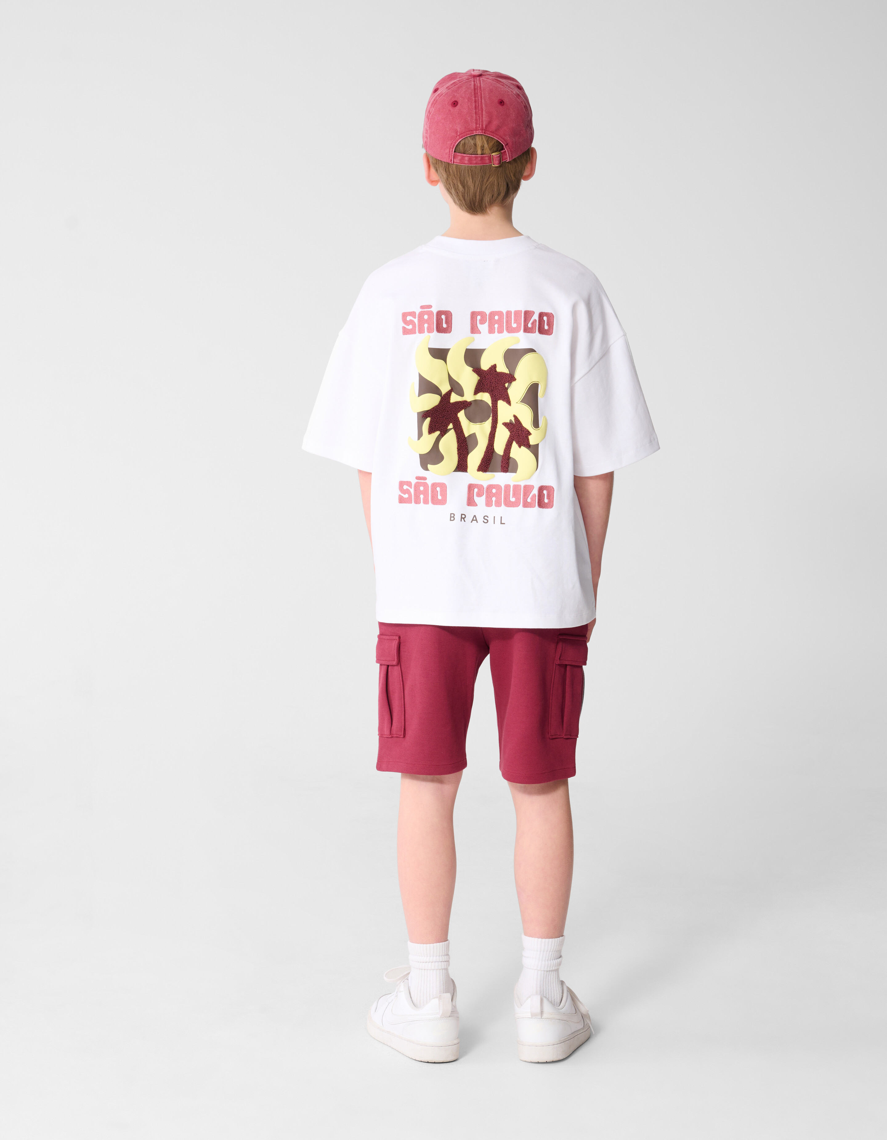 Sao Paolo Artwork T-Shirt Wei&szlig; SHOEBY BOYS