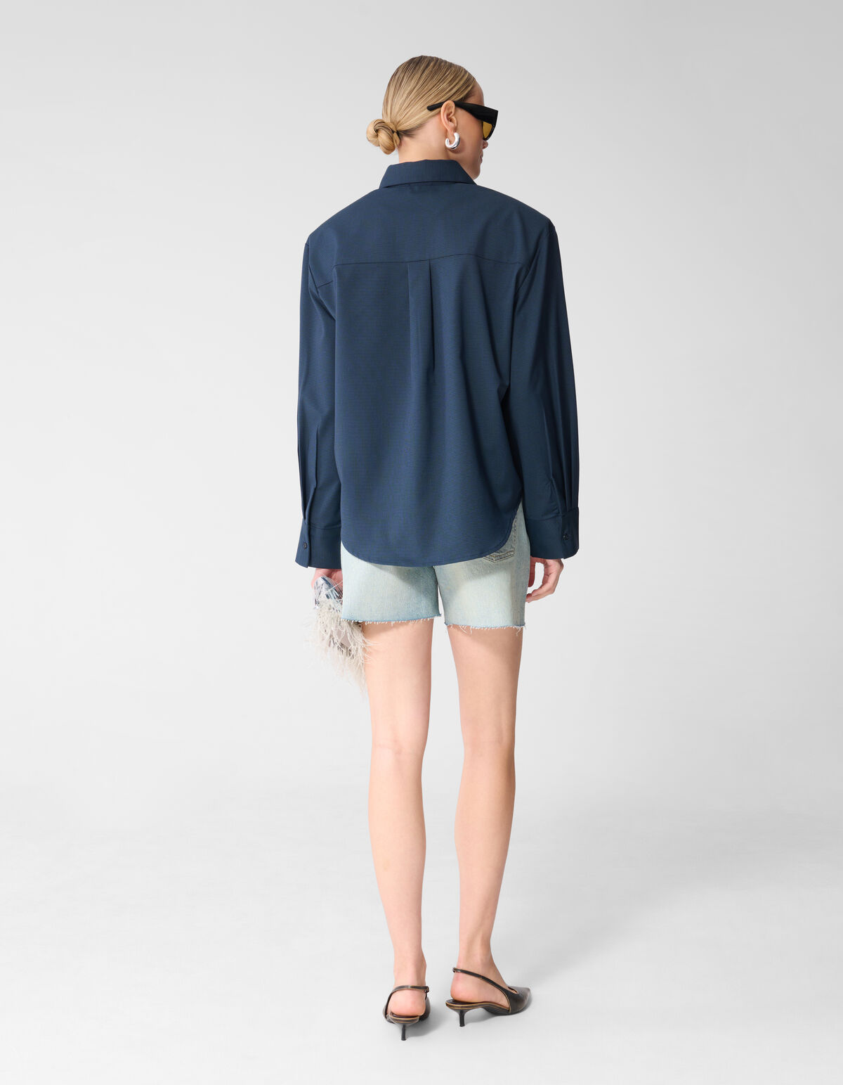 Strass Denim Shorts Hellblau SHOEBY WOMEN