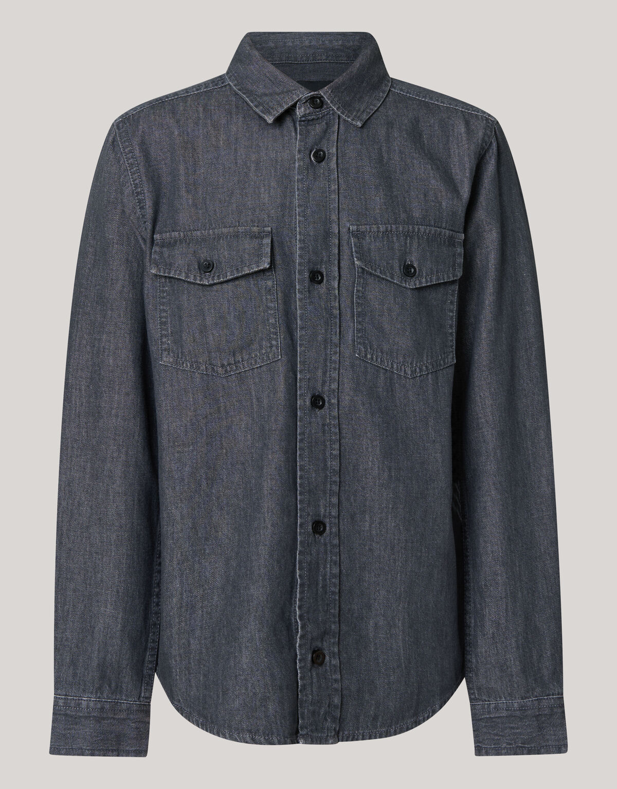 Denim-Hemd Dunkelgrau SHOEBY BOYS