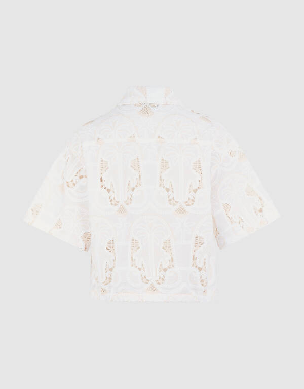 Stickbluse in gebrochenem Wei&szlig; von Mieke SHOEBY WOMEN
