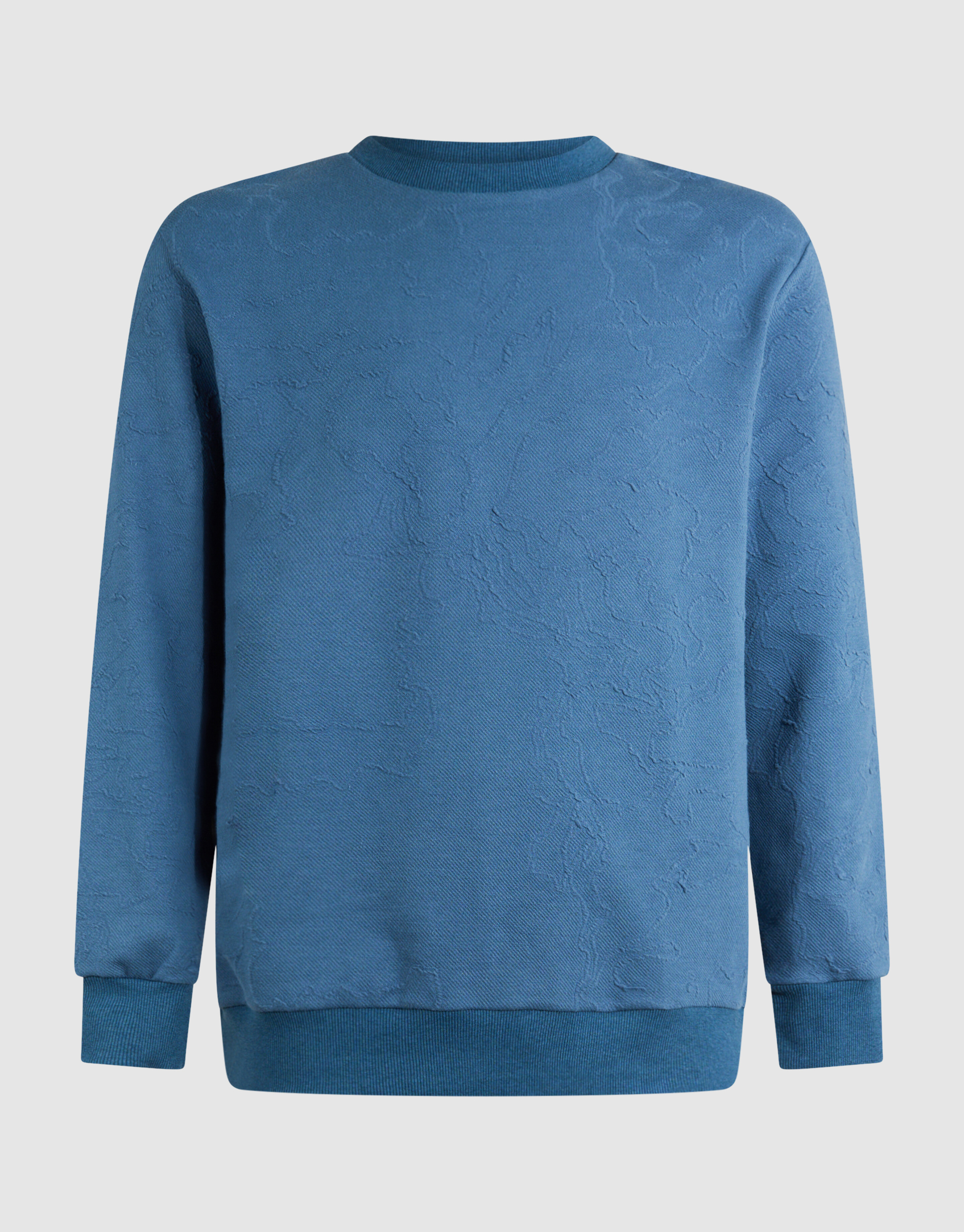 Strukturpullover Blau SHOEBY MEN