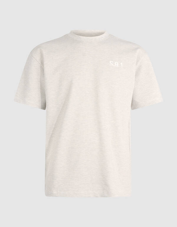 Honeycomb T-Shirt Hellgrau SHOEBY MEN