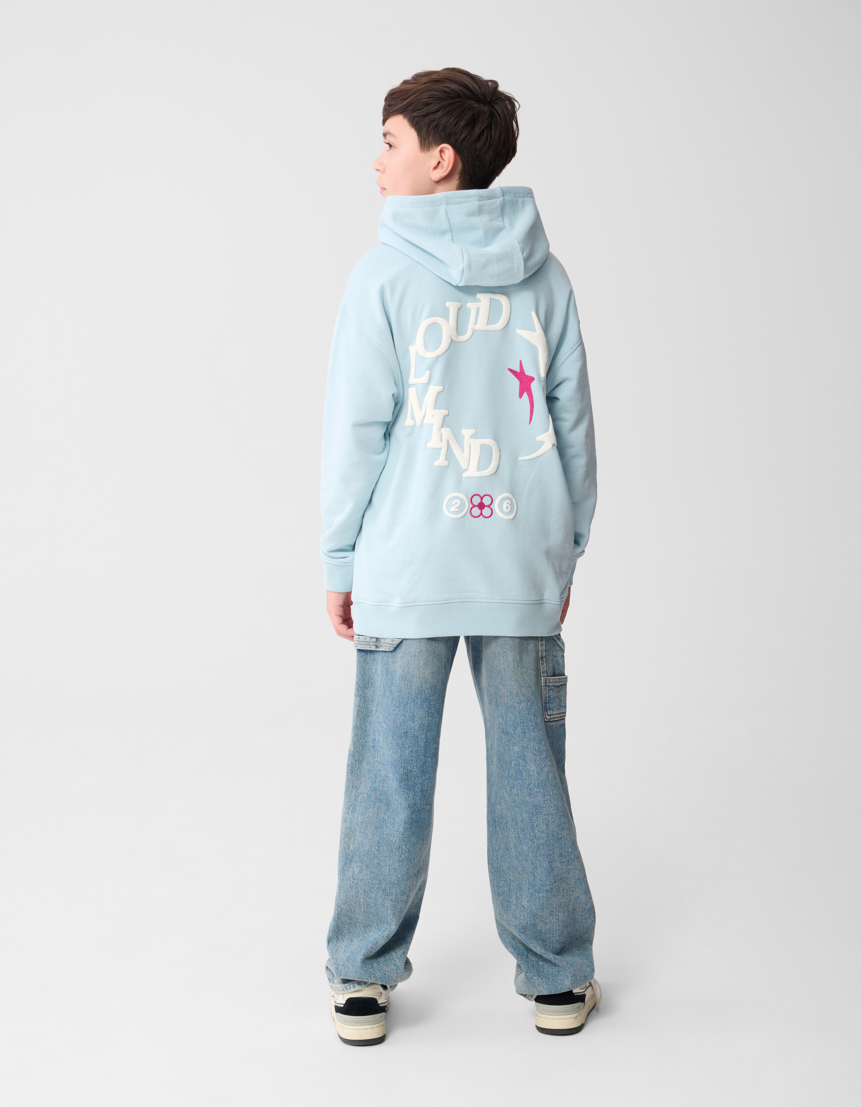 Cloud Artwork Hoodie Hellblau SHOEBY BOYS