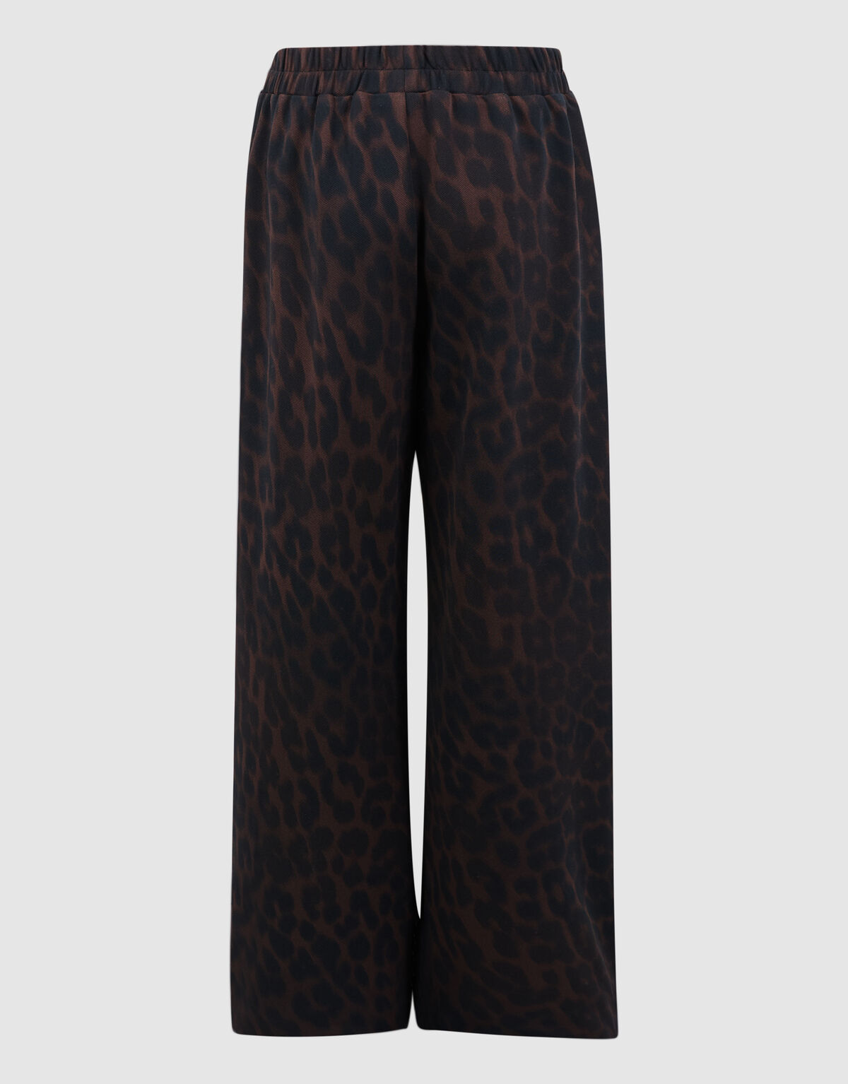 Hose mit Leopardenmuster und weitem Bein Dunkelbr SHOEBY GIRLS