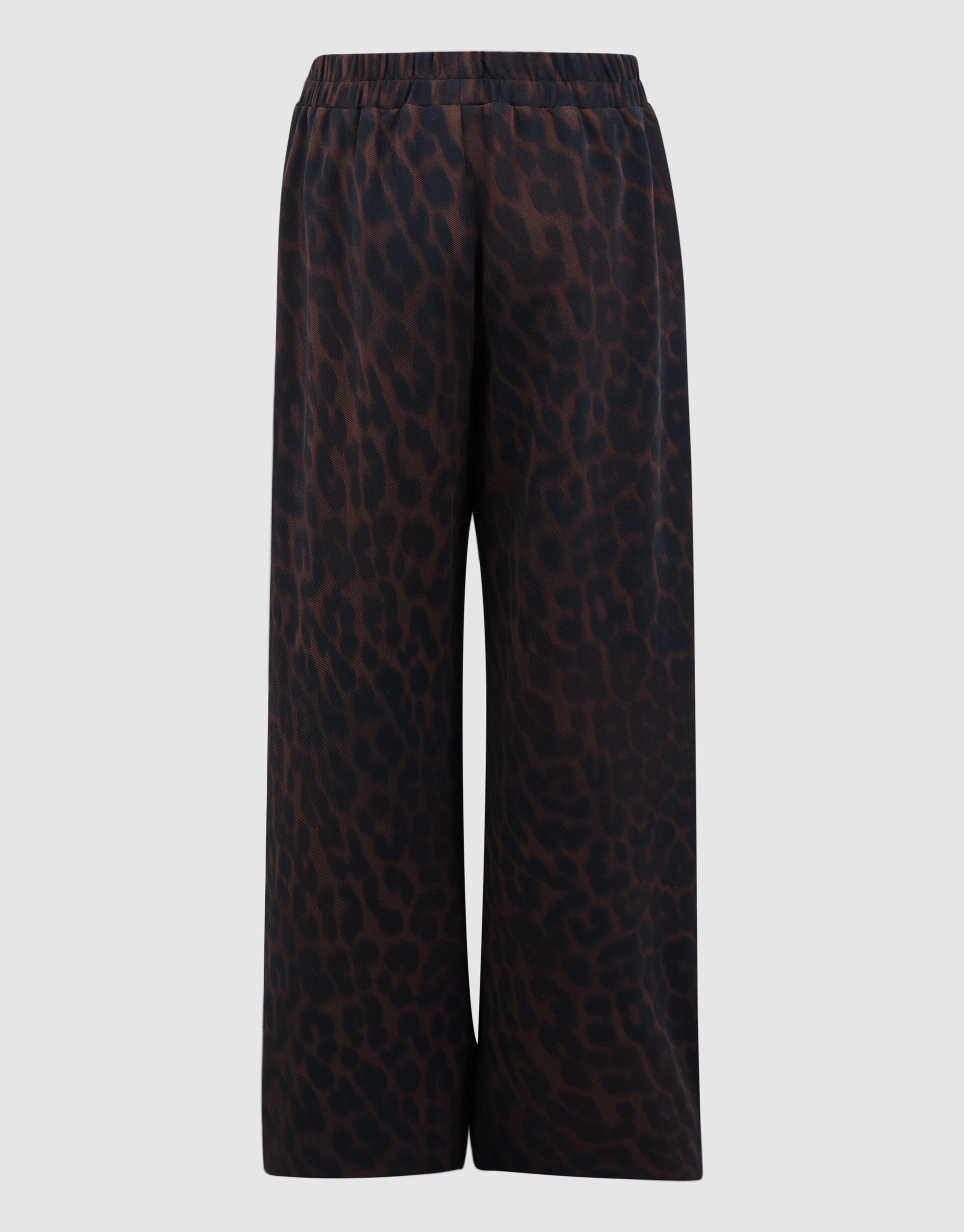 Hose mit Leopardenmuster und weitem Bein Dunkelbr SHOEBY GIRLS