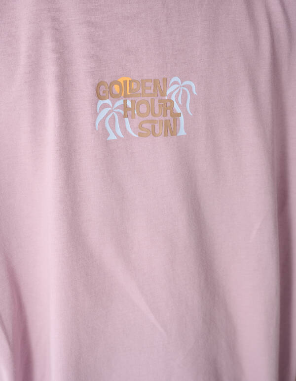 Golden Hour Artwork T-Shirt Hellviolett SHOEBY BOYS