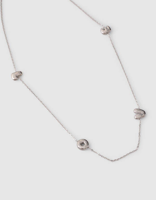 Love Ketting Zilver SHOEBY ACCESSOIRES