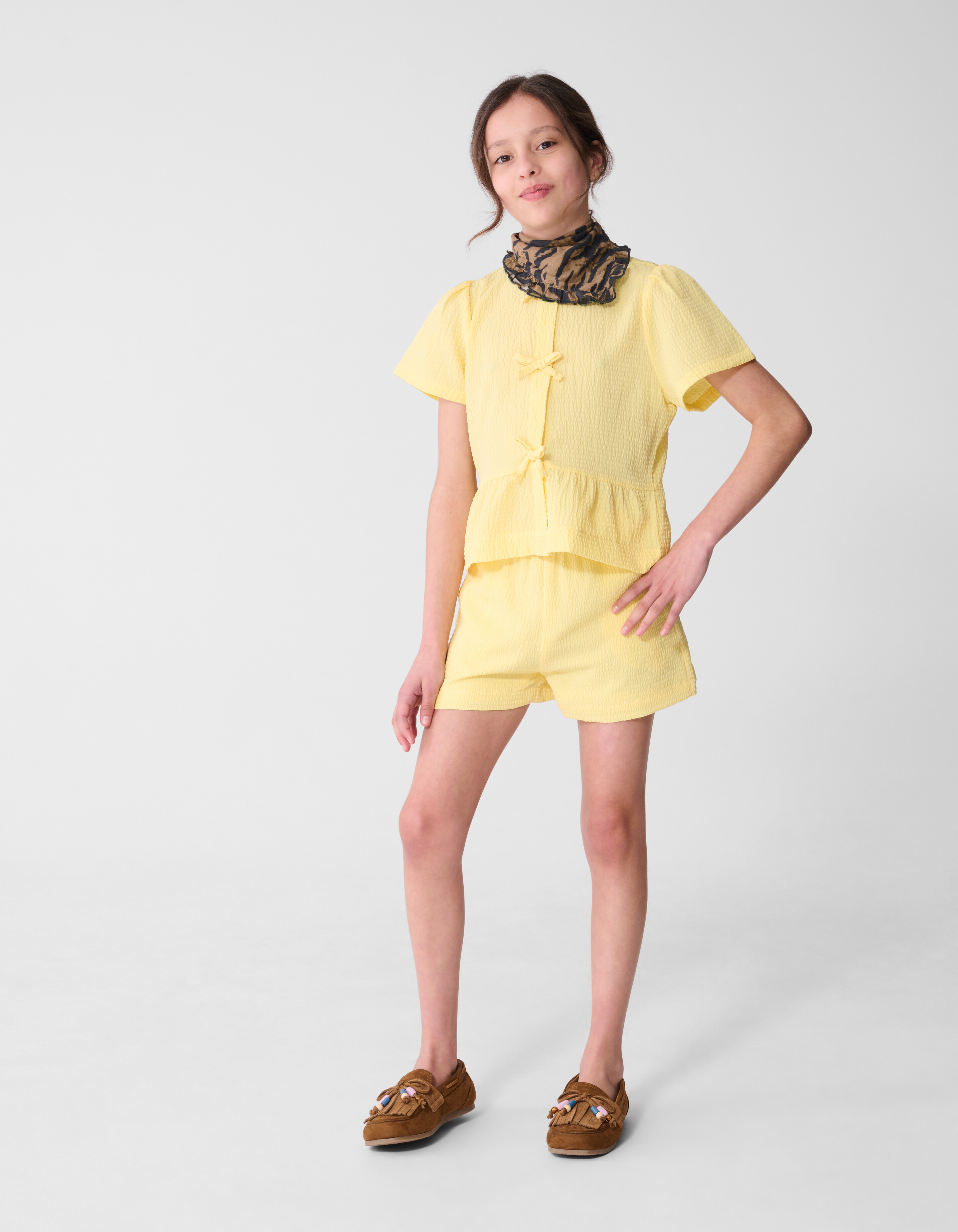 Streifen Kurz Hellgelb SHOEBY GIRLS