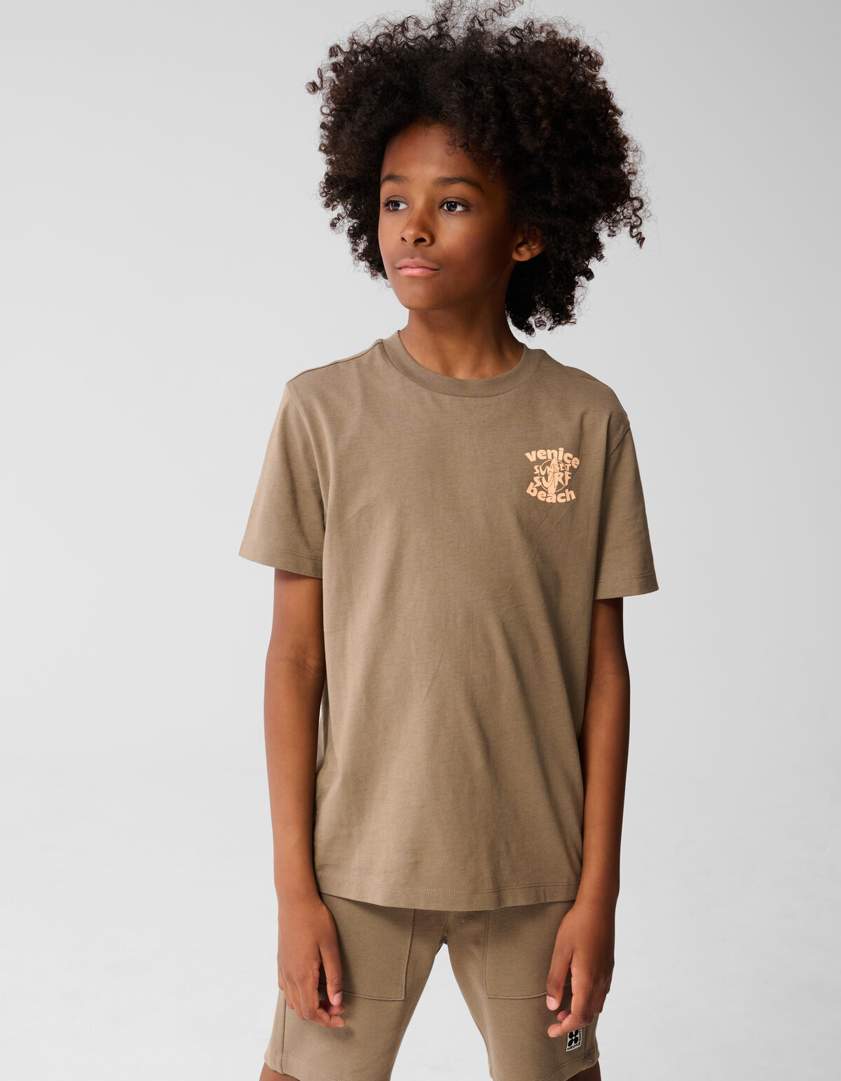 Venedig Kunstwerk T-shirt Braun SHOEBY BOYS