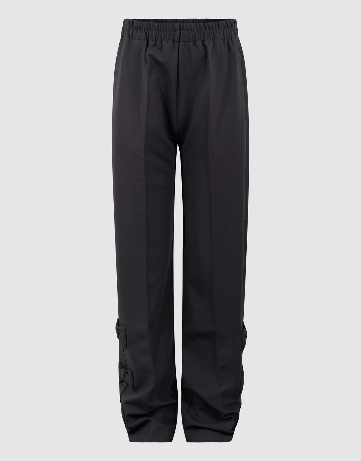 Sportliche Bogenhose mit weitem Bein Dunkelgrau SHOEBY GIRLS